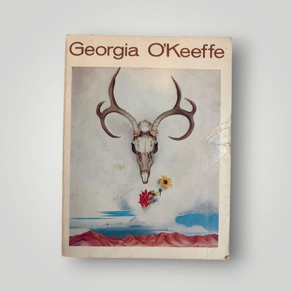 Penguin Georgia O'Keeffe Art Book 1978 Vintage Southwest Retrospective Modernism